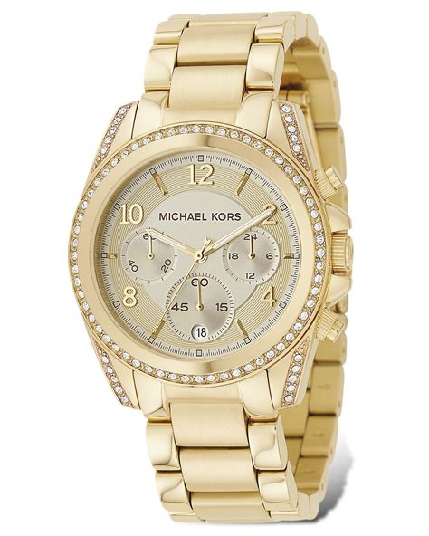 uhr michael kors herren 112800|Michael Kors gold tone.